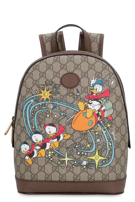 gucci donald duck backpack|Gucci GG Supreme Fabric Backpack .